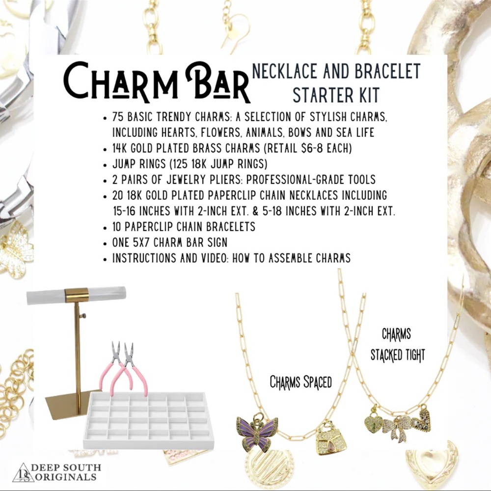 Necklace and Bracelet Starter Kit - Gold and Silver